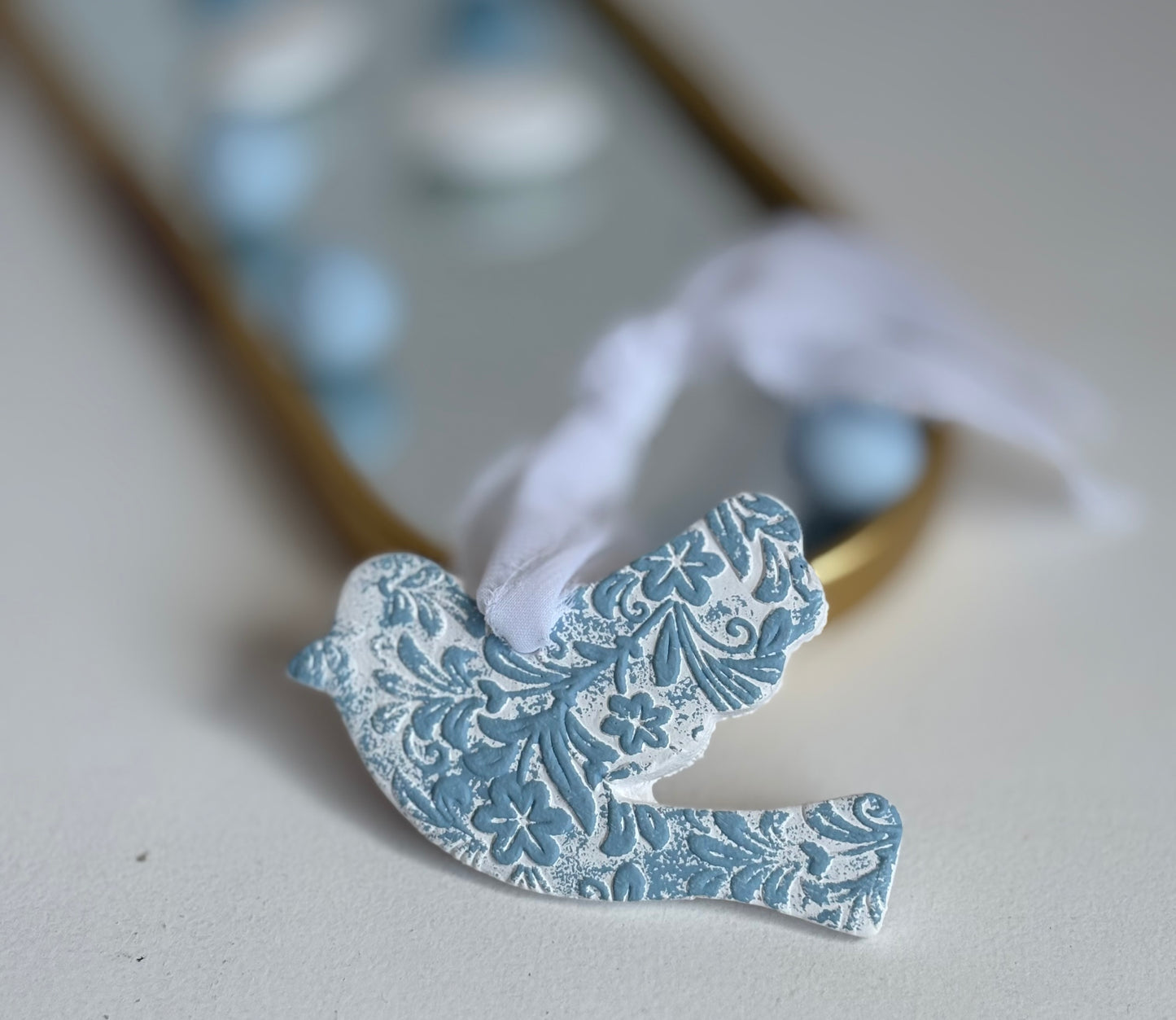 Μπομπονιέρα πήλινο πουλί