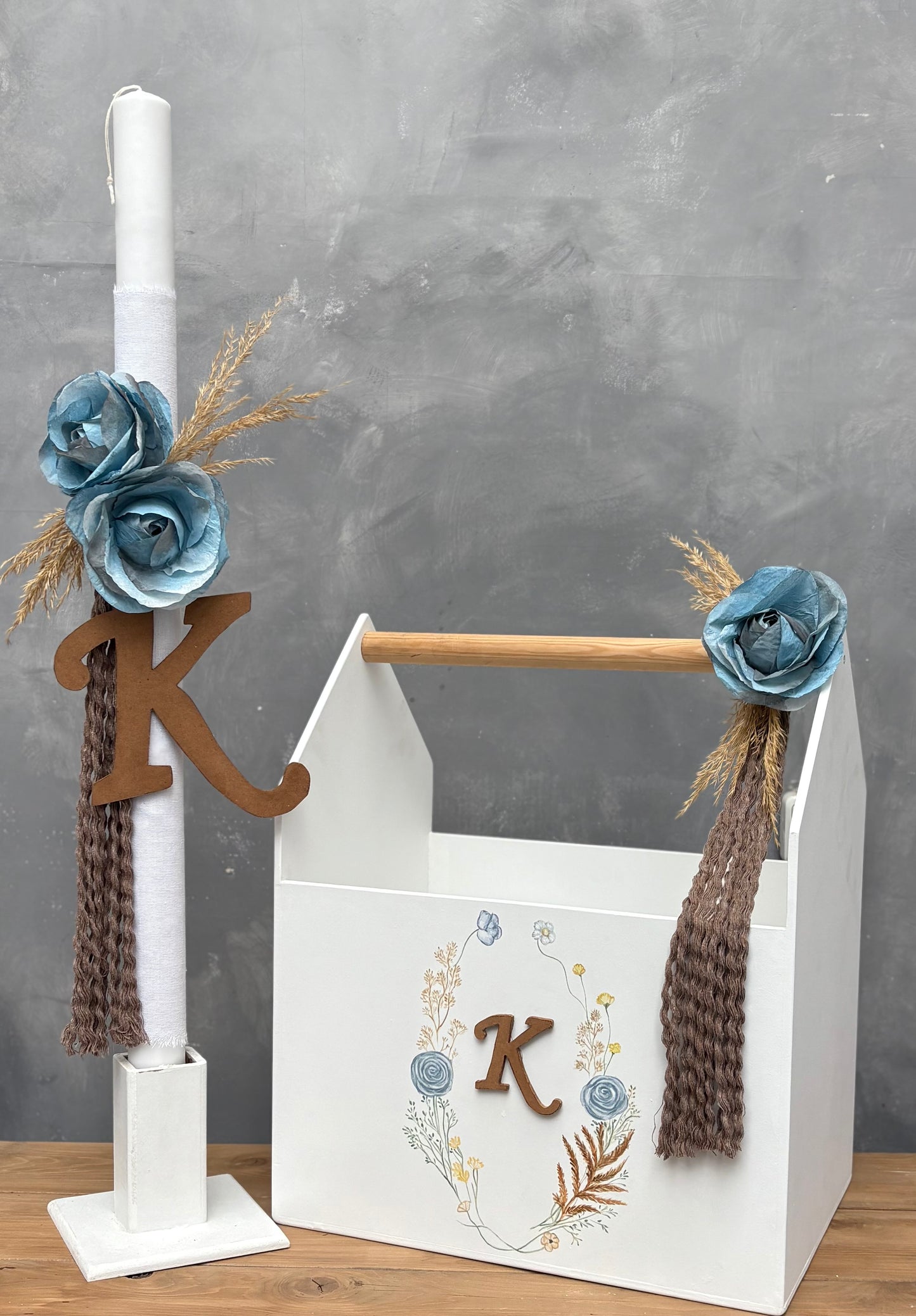 ΣΕΤ ΒΑΠΤΙΣΗΣ BOHO BABY BLUE