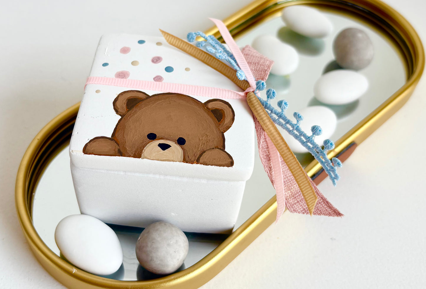 ΜΠΟΜΠΟΝΙΕΡΑ ΒΑΠΤΙΣΗΣ ΜΠΙΖΟΥΤΙΕΡΑ ΤΕΤΡΑΓΩΝΗ