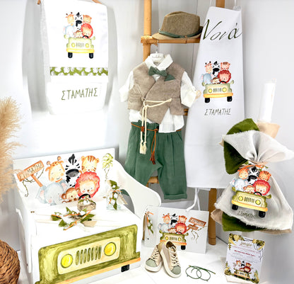 Σετ βάπτισης jungle jeep