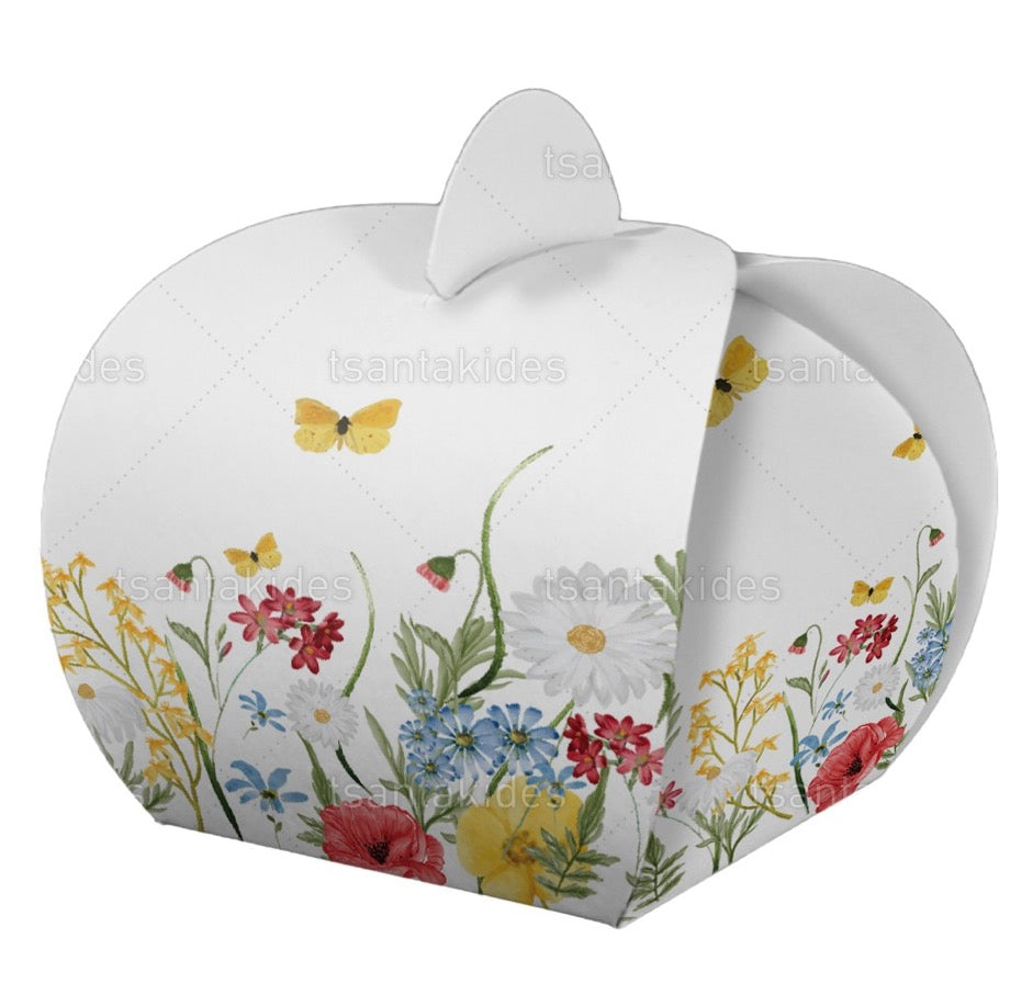 Προσκλητήριο red wild flowers TS779