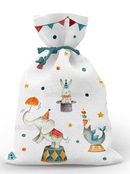 Προσκλητήριο βάπτισης αγόρι τσίρκο TS414