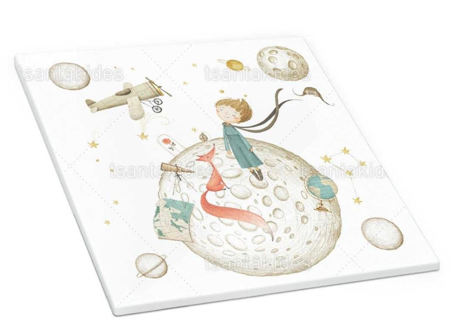 Προσκλητήριο βάπτισης αγόρι μικρός πρίγκιπας TS570