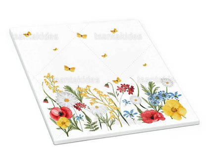 Προσκλητήριο red wild flowers TS779