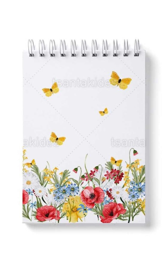 Προσκλητήριο red wild flowers TS779