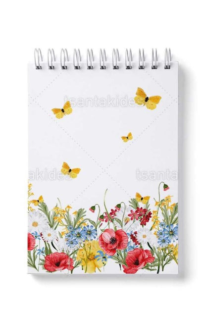 Προσκλητήριο red wild flowers TS779