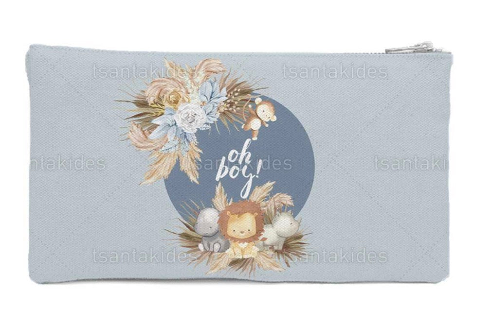 Προσκλητήριο βάπτισης αγόρι ζούγκλα TS553