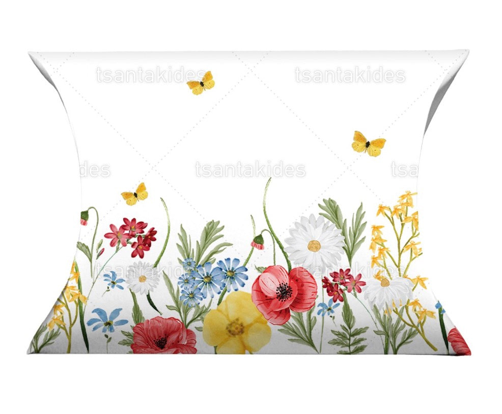 Προσκλητήριο red wild flowers TS779