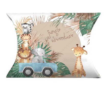 Προσκλητήριο βάπτισης Boho safari jungle TS750