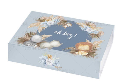 Προσκλητήριο βάπτισης αγόρι ζούγκλα TS553