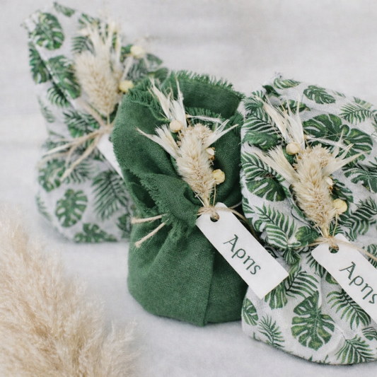 Μπομπονιέρα Tropical boho