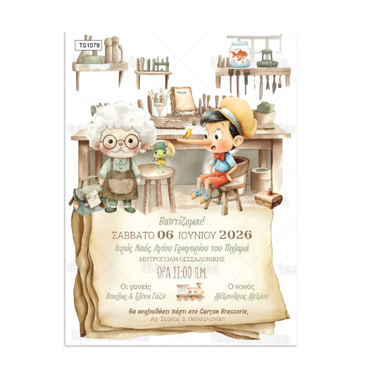 Προσκλητήριο Πινόκιο TS1079