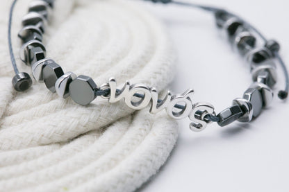 Μαρτυρικό βραχιόλι νονού -μπαμπά ΜΠ377