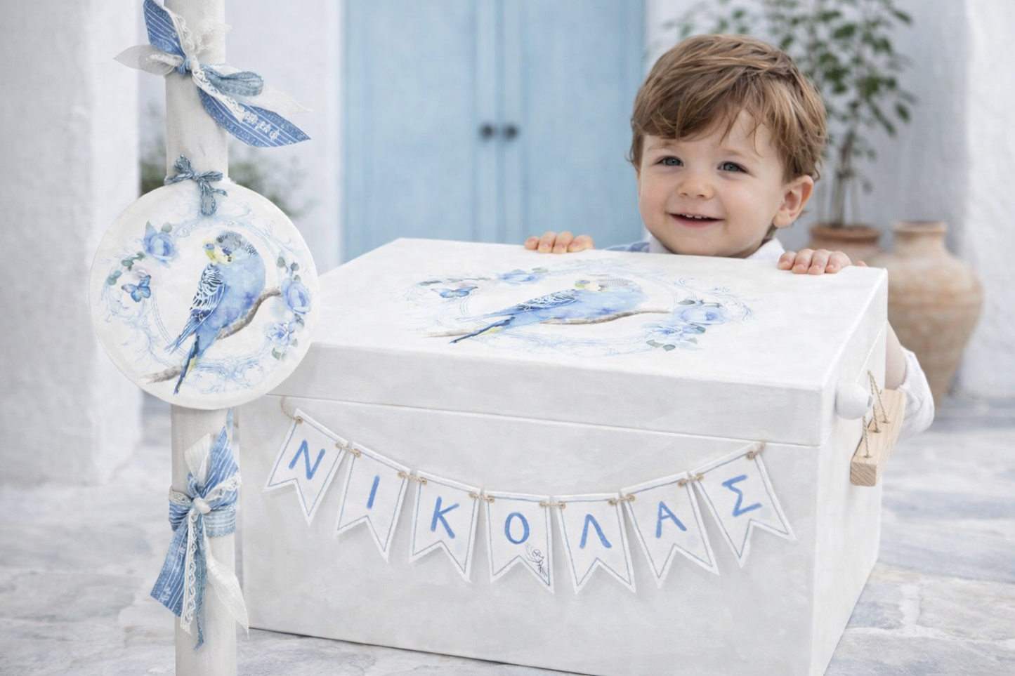 Πακέτο βάπτισης blue bird