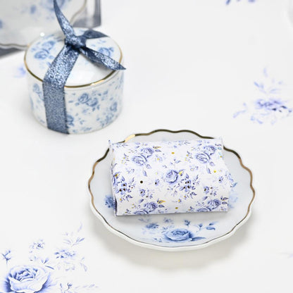 Μπομπονιέρες Blue flowers soap tales