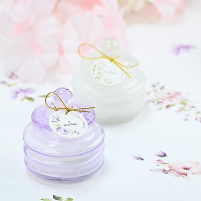 Μπομπονιέρες κερί flor