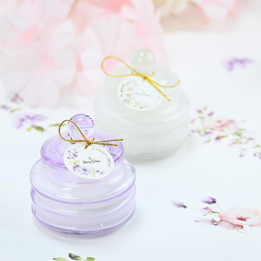 Μπομπονιέρες κερί flor