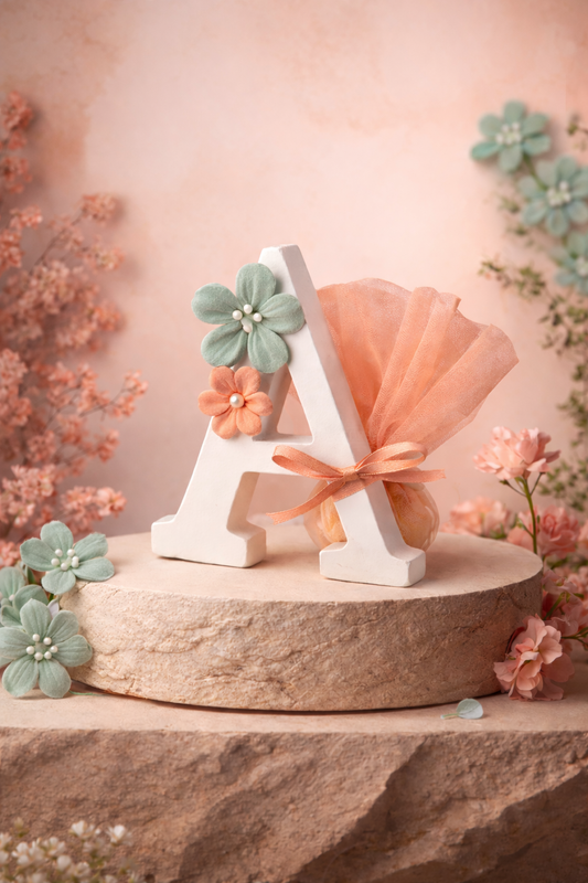 Μπομπονιέρα μονόγραμμα