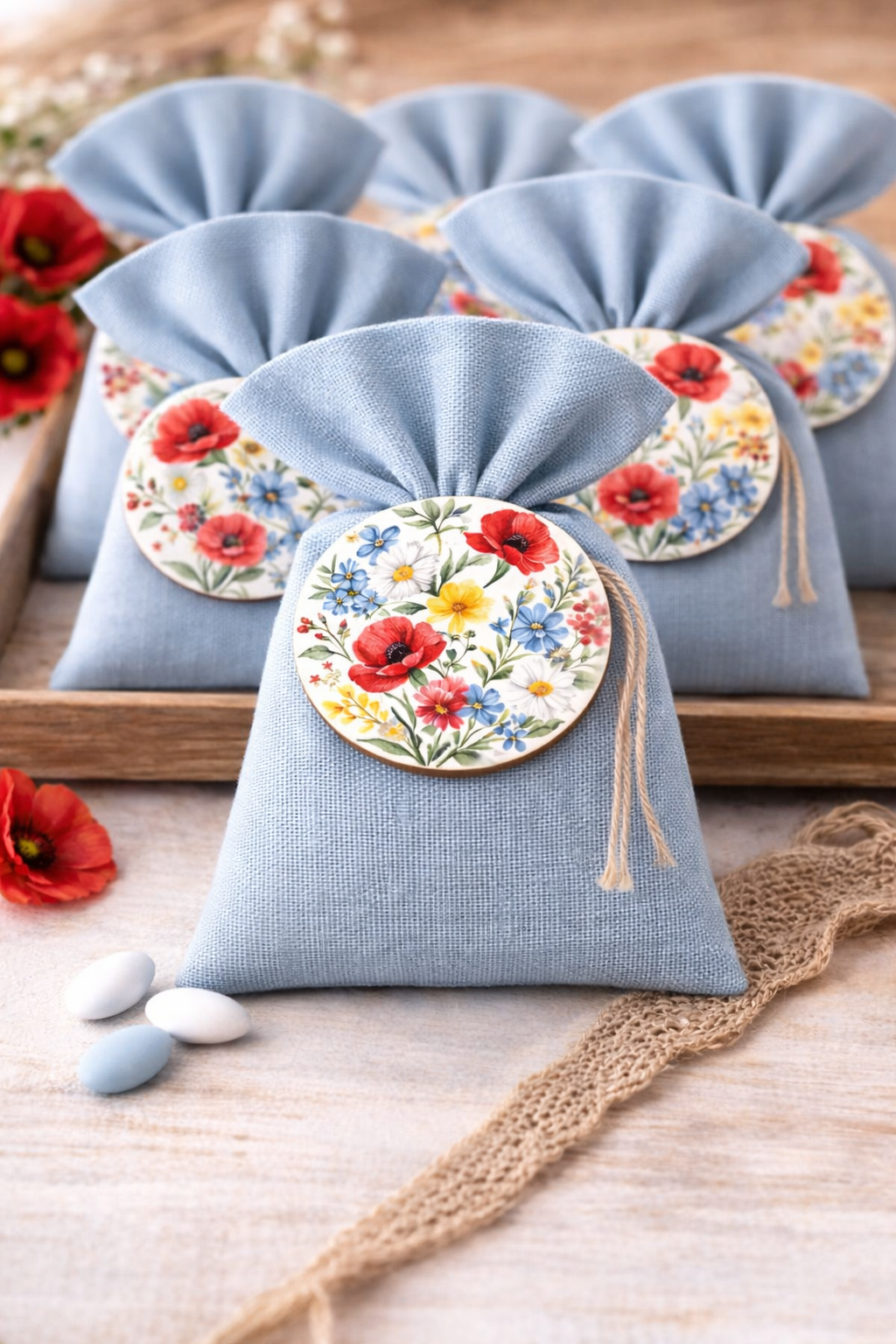 Μπομπονιέρα wild flowers