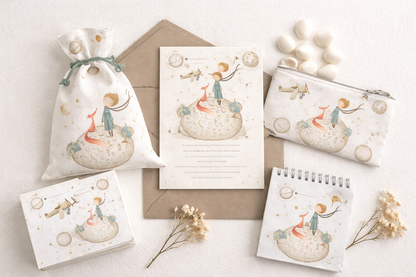 Προσκλητήριο βάπτισης αγόρι μικρός πρίγκιπας TS570