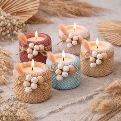 Μπομπονιέρα κερί