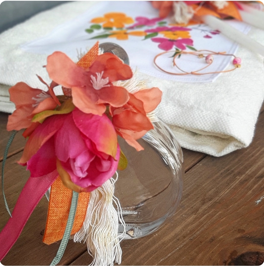 Πακέτο βάπτισης boho flower's
